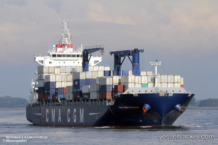 Cma-Cgm-Cayenne - Container Ship vessel registered in Malta