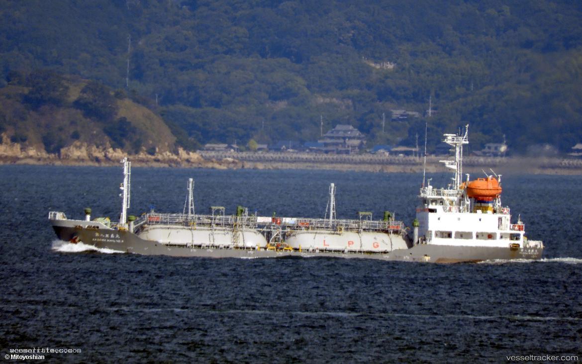 Kashimamaru-No.8 - Lpg Tanker vessel registered in Japan