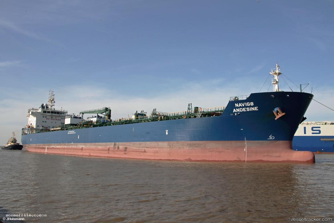 Hafnia-Andesine - Chemical Oil Products Tanker vessel registered in Marshall Islands