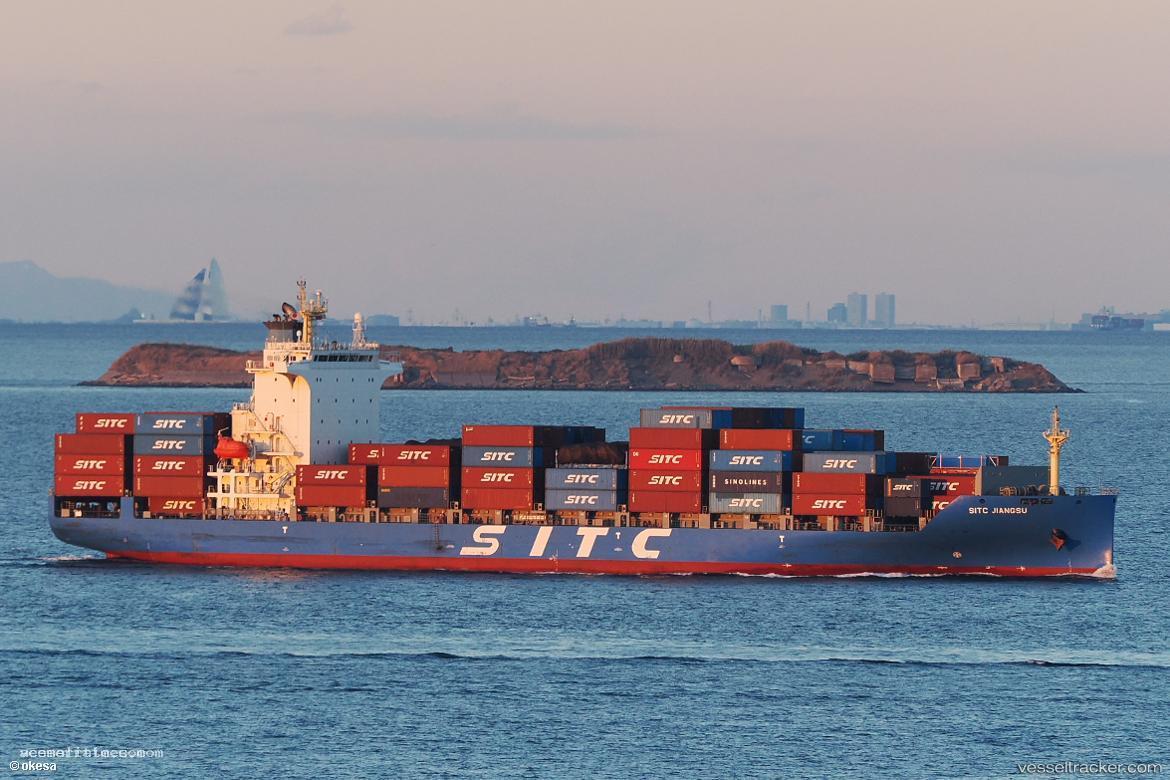 Sitc-Jiangsu - Container Ship vessel registered in Hong Kong