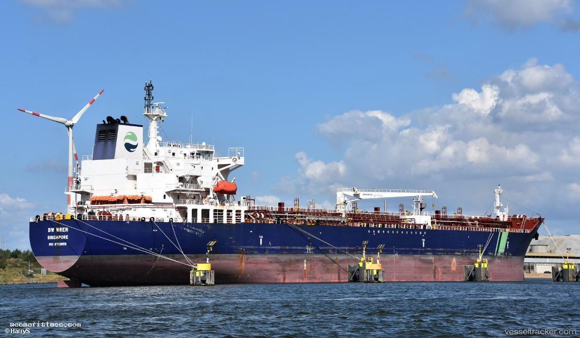 Bw-Wren - Chemical Oil Products Tanker vessel registered in Singapore