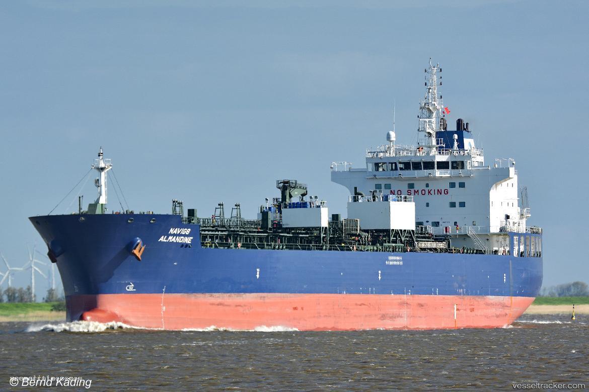 Hafnia-Almandine - Chemical Oil Products Tanker vessel registered in Marshall Islands