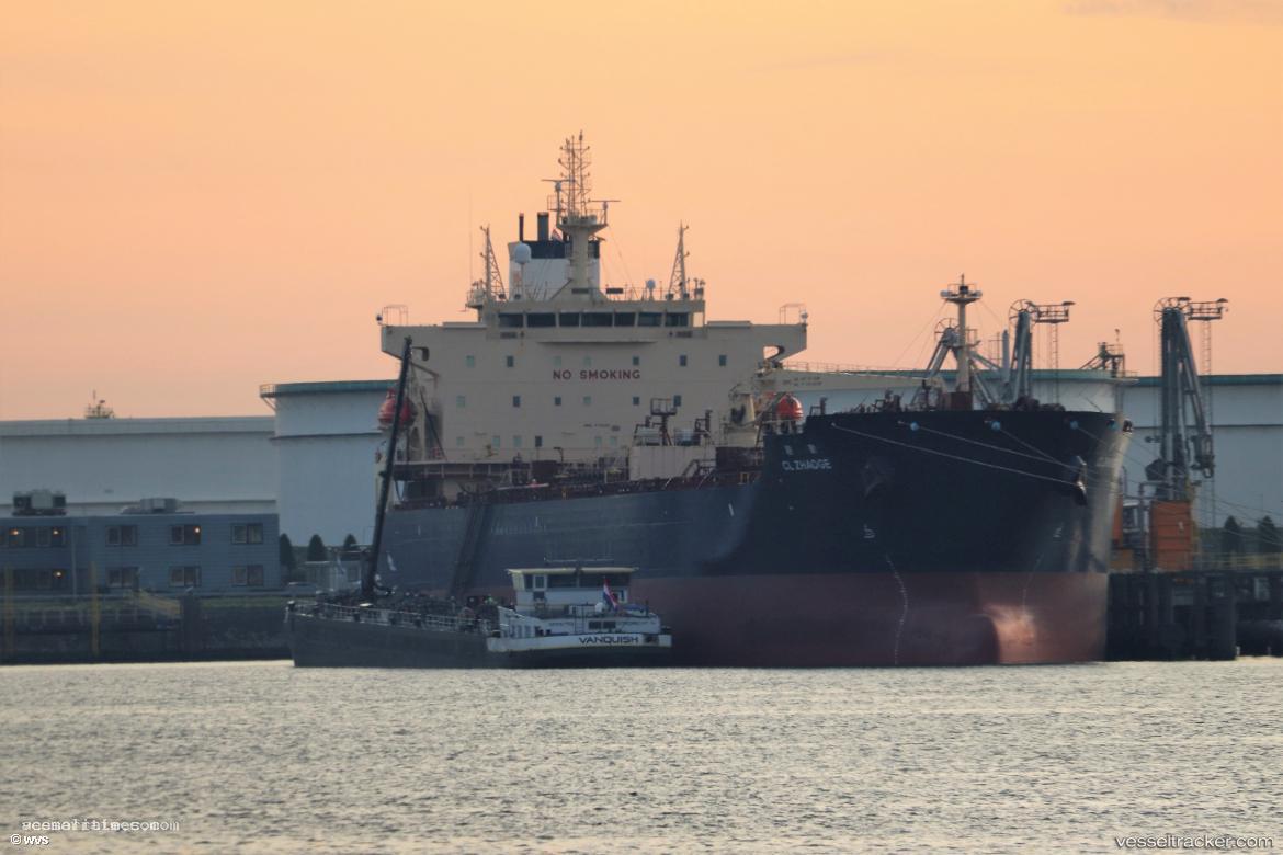 Cl-Zhaoge - Chemical Oil Products Tanker vessel registered in Marshall Islands
