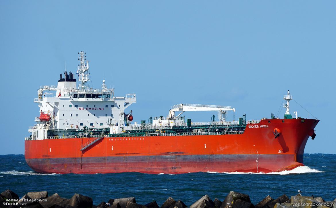 Silver-Heba - Chemical Oil Products Tanker vessel registered in Hong Kong