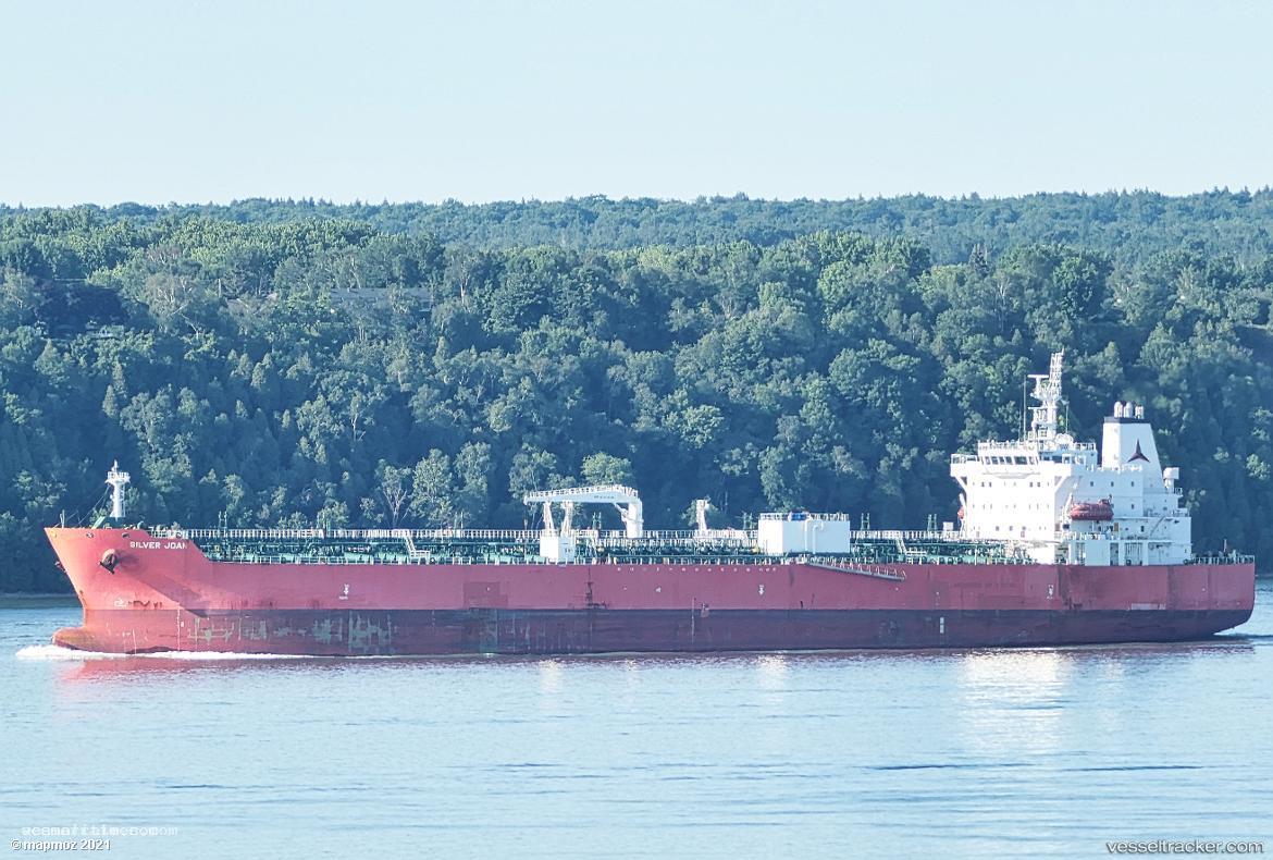 Silver-Joan - Chemical Oil Products Tanker vessel registered in Hong Kong