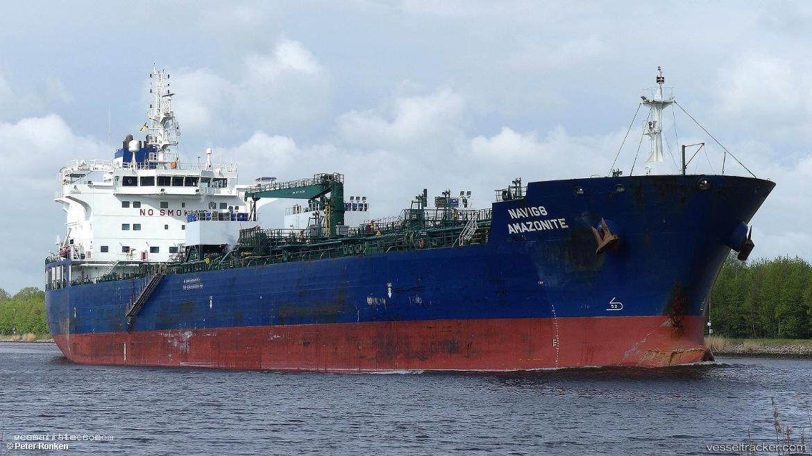 Hafnia-Amazonite - Chemical Oil Products Tanker vessel registered in Marshall Islands
