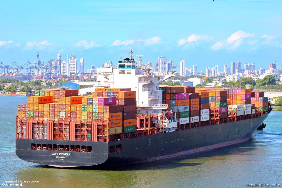 Cape-Pioneer - Container Ship vessel registered in Cyprus