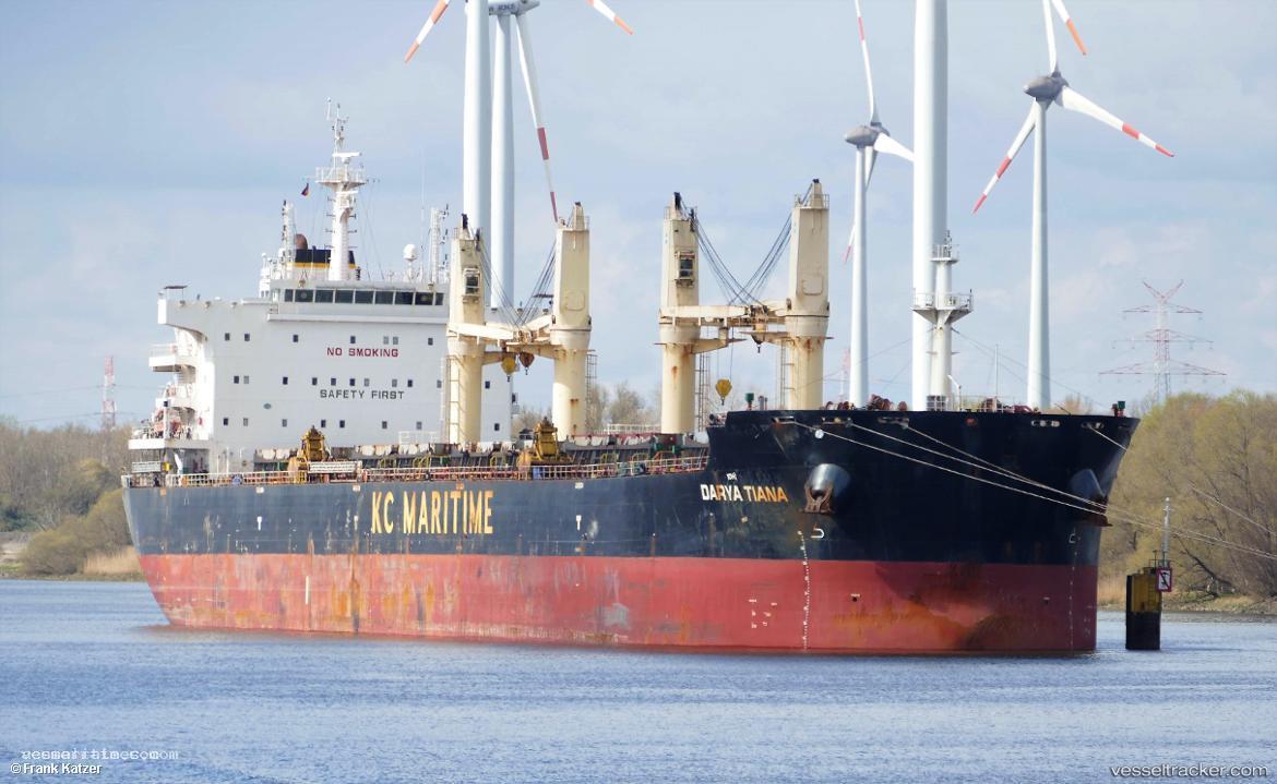 Darya-Tiana - Bulk Carrier vessel registered in Hong Kong