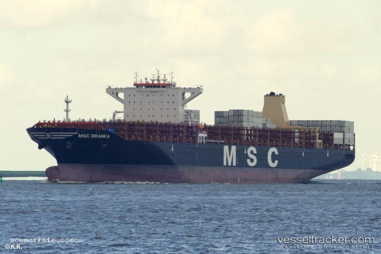 Msc-Branka - Container Ship vessel registered in Portugal