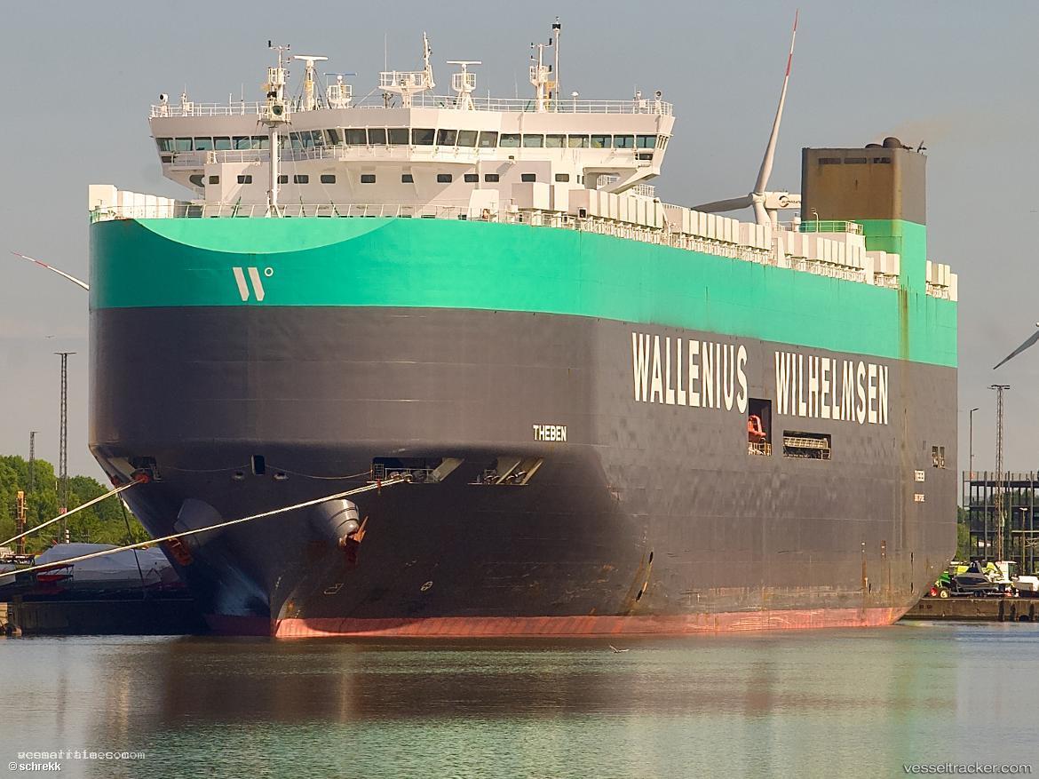 Theben - Vehicles Carrier vessel registered in Singapore