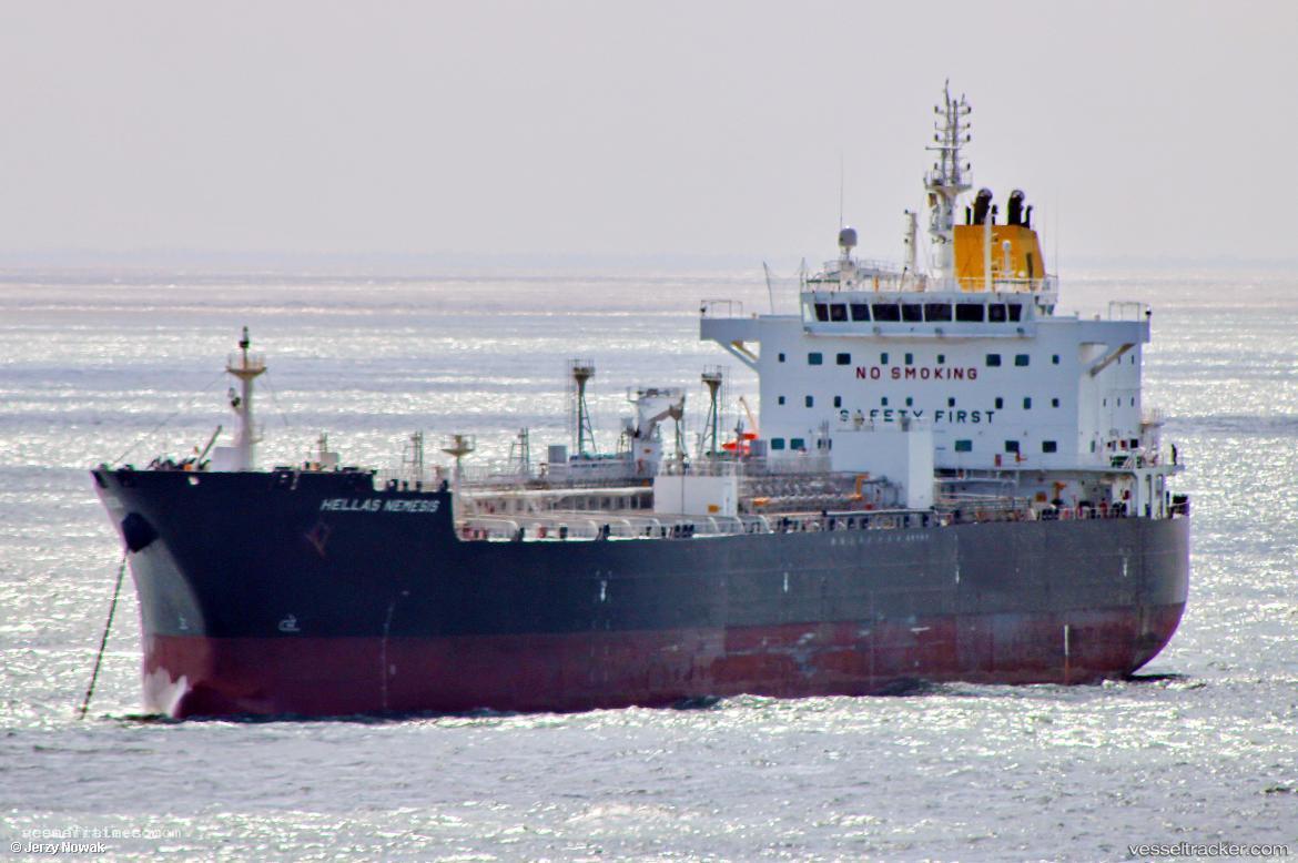 Hellas-Nemesis - Chemical Oil Products Tanker vessel registered in Malta