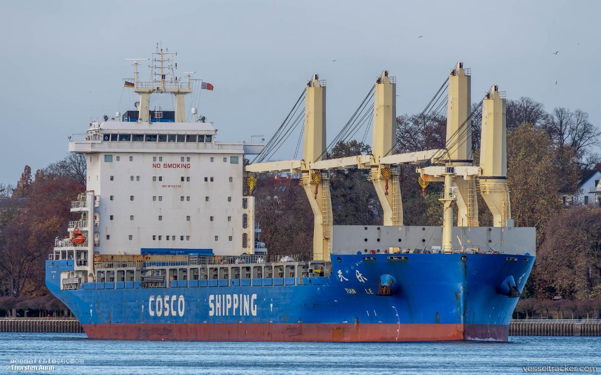 Tian-Le - General Cargo Ship vessel registered in China