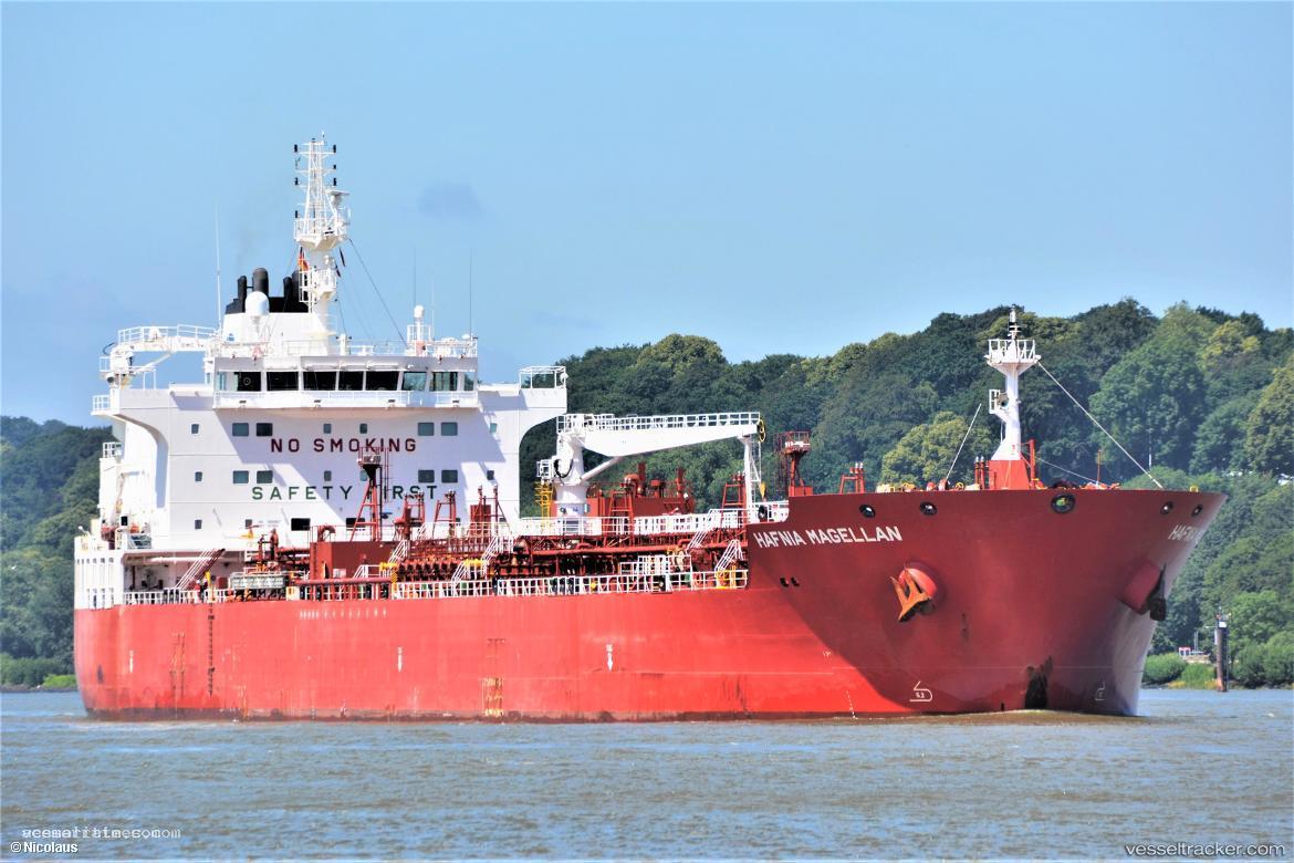 Hafnia-Magellan - Chemical Oil Products Tanker vessel registered in Singapore