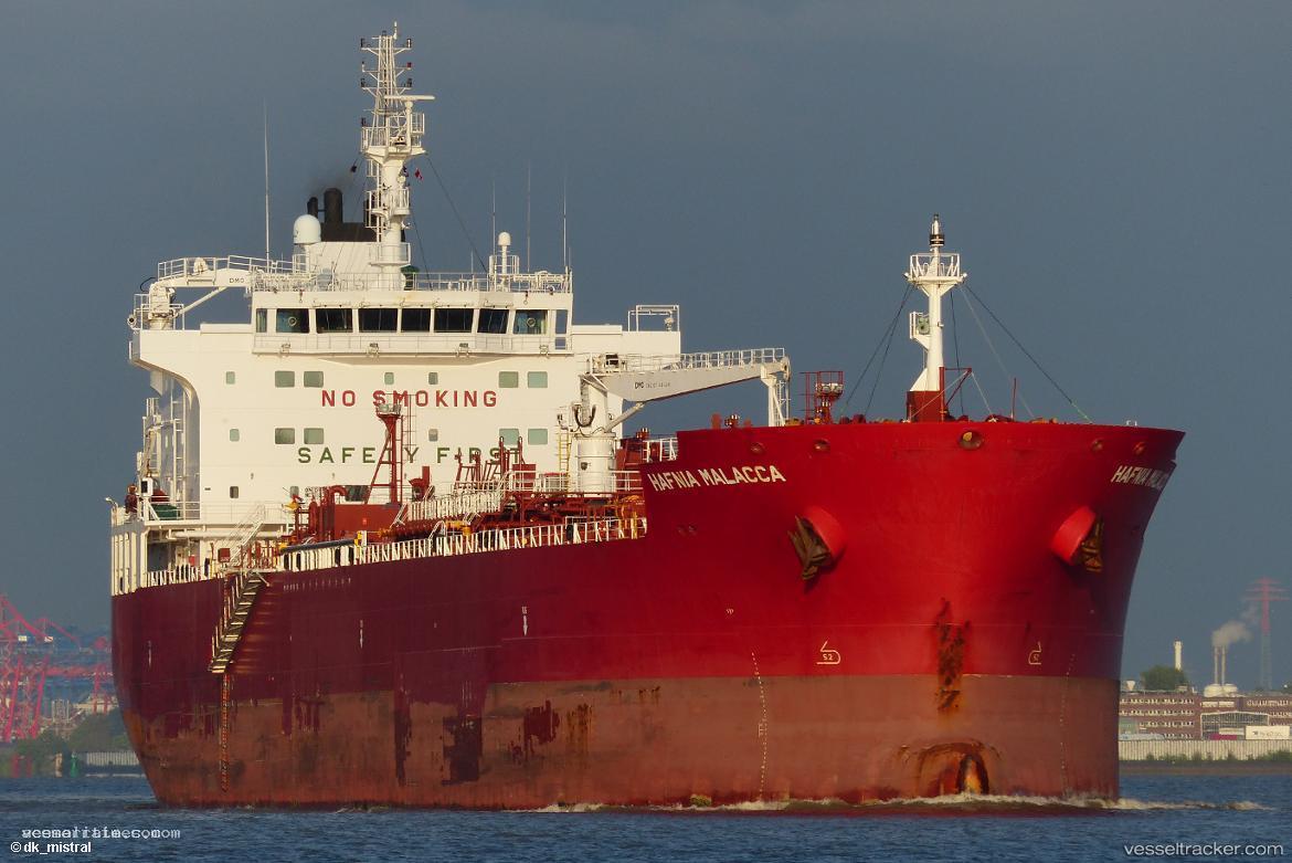 Hafnia-Malacca - Chemical Oil Products Tanker vessel registered in Singapore