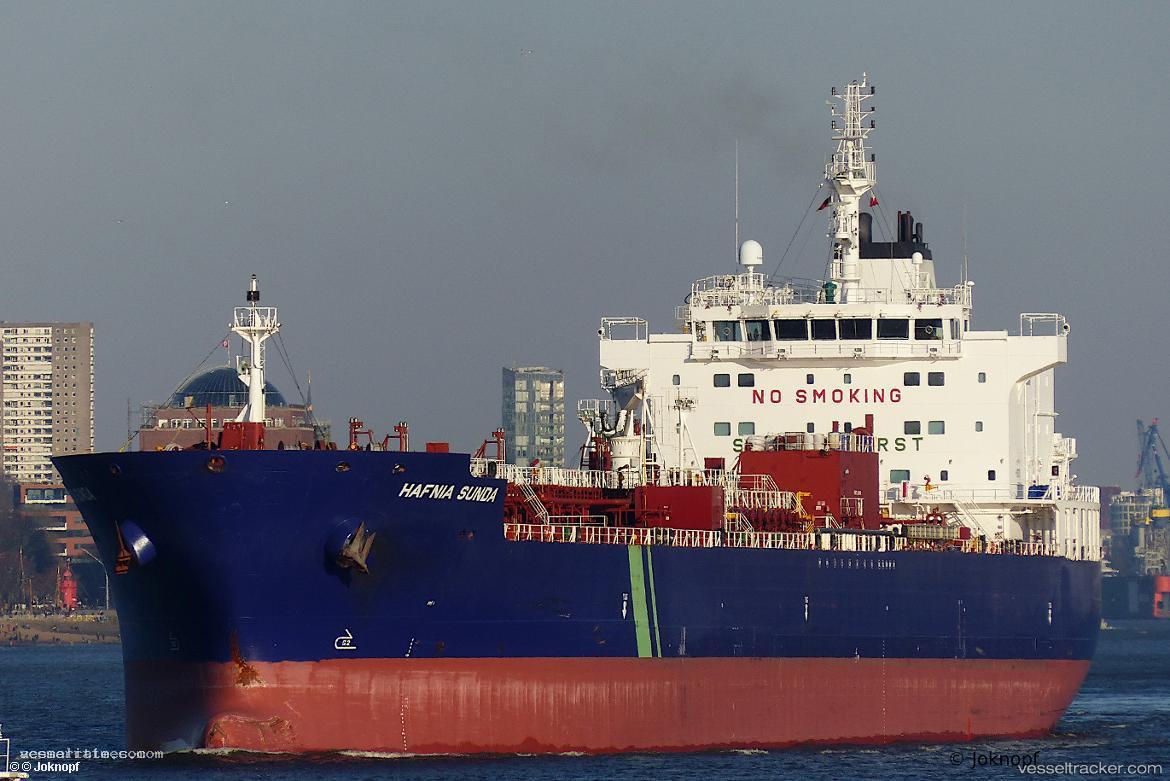 Hafnia-Sunda - Chemical Oil Products Tanker vessel registered in Singapore
