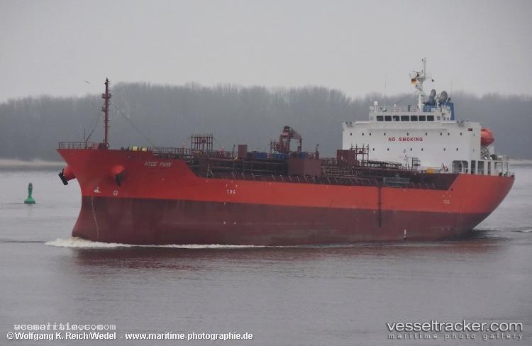 Hyde-Park - Chemical Oil Products Tanker vessel registered in Liberia
