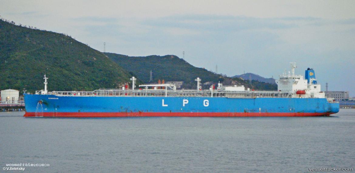 Sinndar - Lpg Tanker vessel registered in Singapore