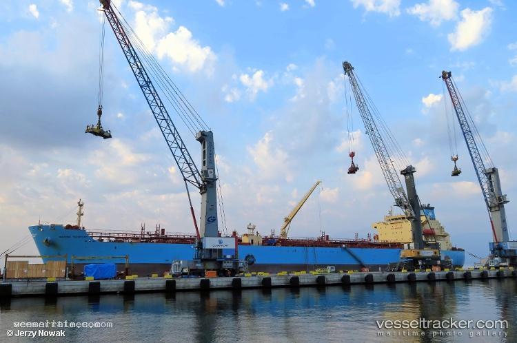 Maersk-Teesport - Chemical Oil Products Tanker vessel registered in Denmark