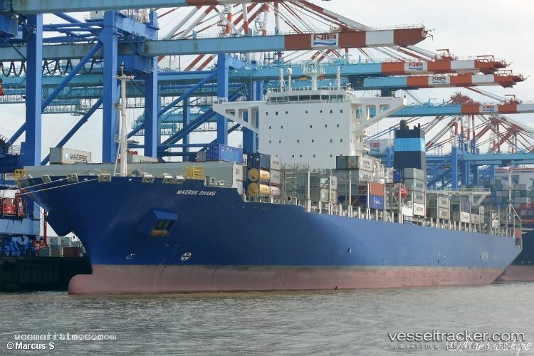 Maersk-Shams - Container Ship vessel registered in Singapore