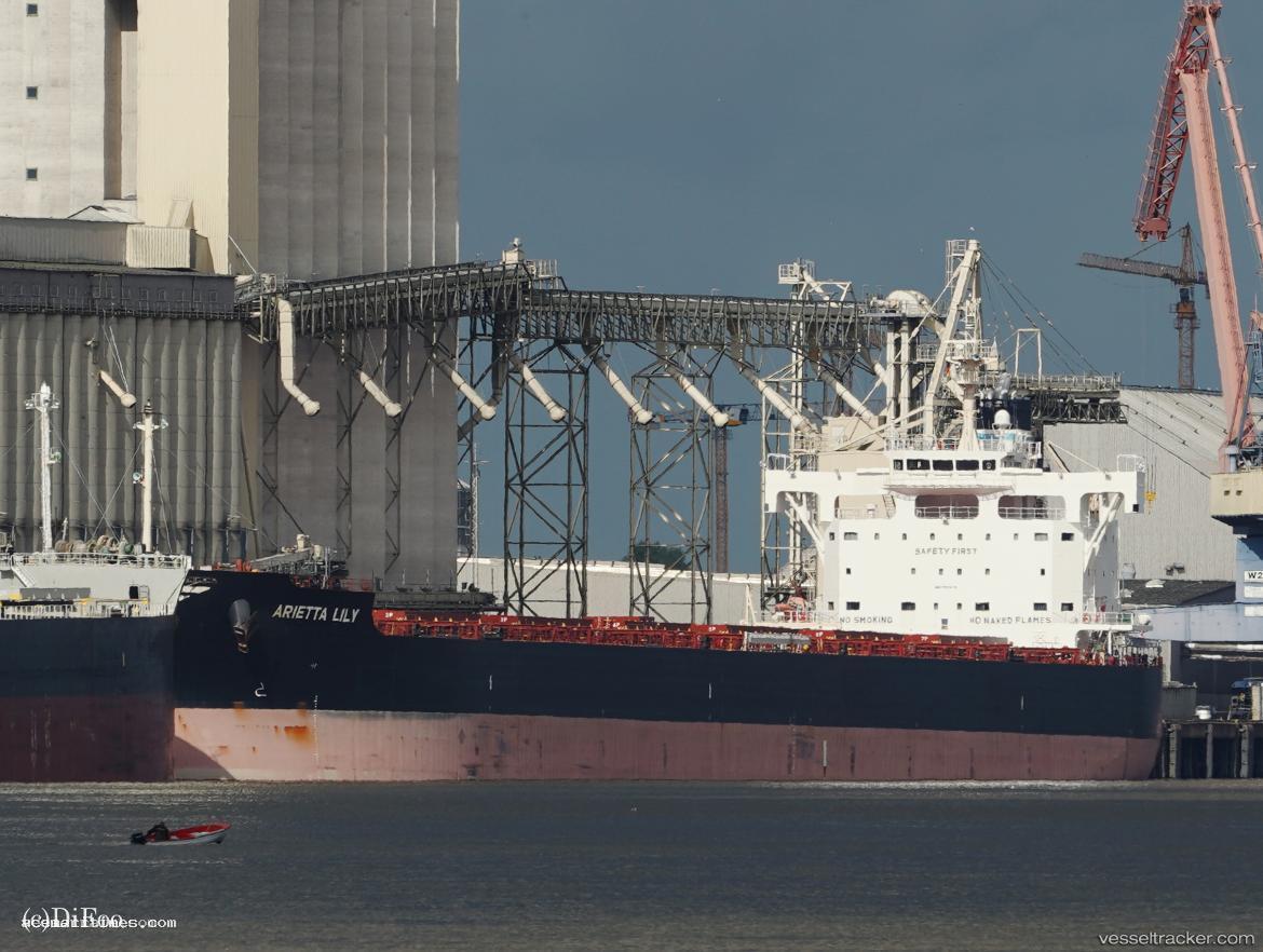 Arietta-Lily - Bulk Carrier vessel registered in Liberia