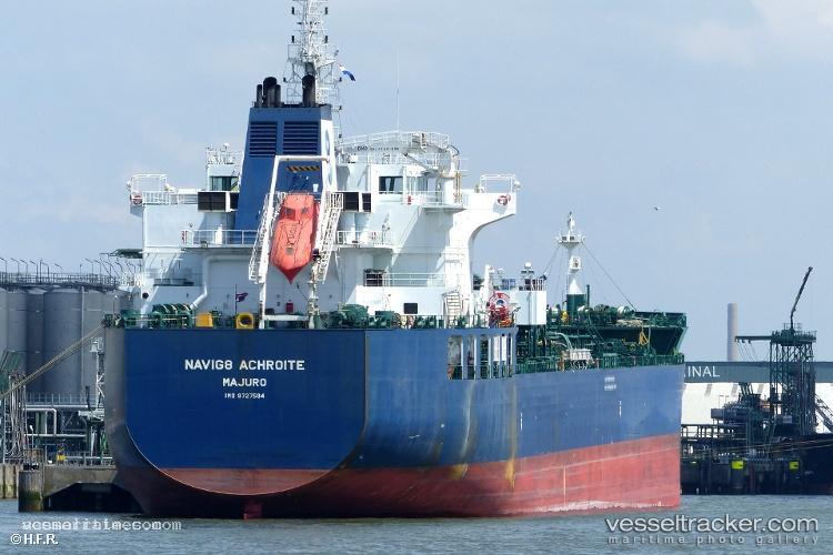 Hafnia-Achroite - Chemical Oil Products Tanker vessel registered in Marshall Islands