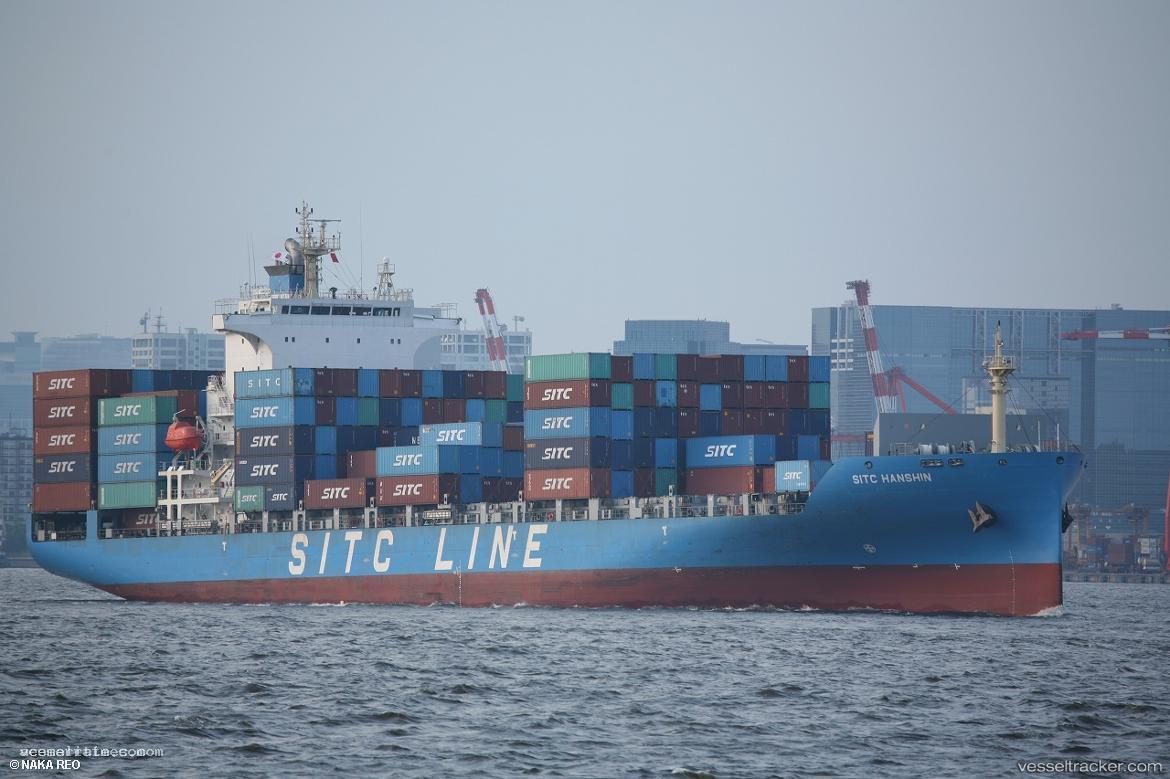 Sitc-Hanshin - Container Ship vessel registered in Hong Kong
