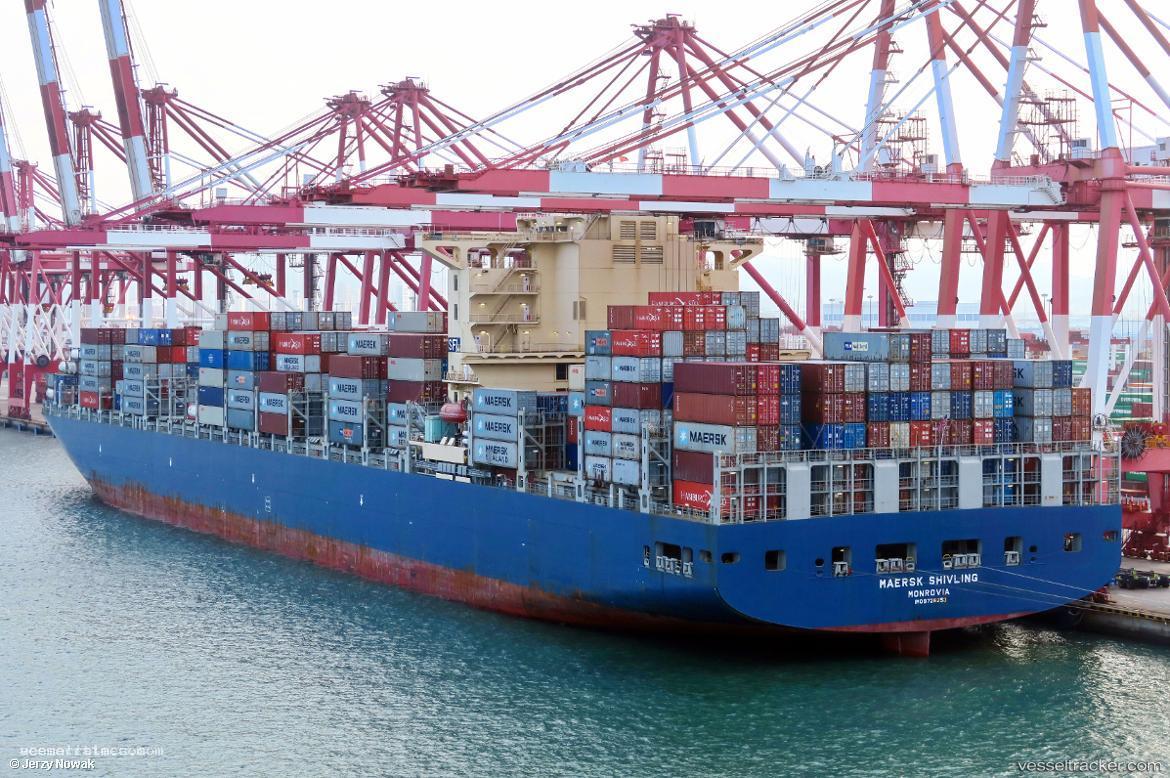 Maersk-Shivling - Container Ship vessel registered in Liberia