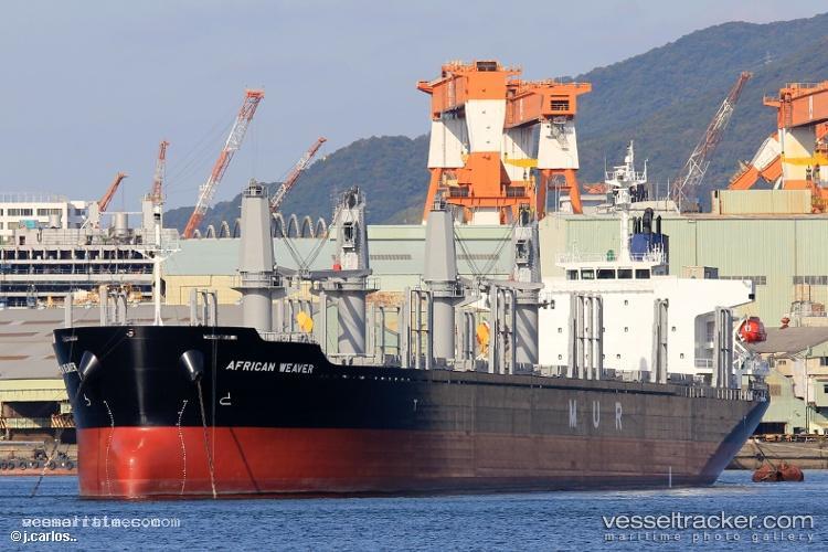 Mv-African-Weaver - Bulk Carrier vessel registered in Bahamas