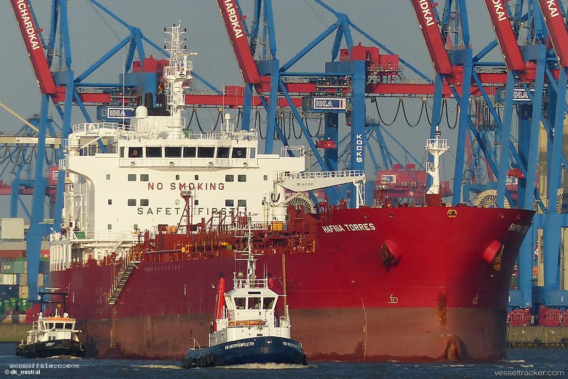 Hafnia-Torres - Chemical Oil Products Tanker vessel registered in Singapore