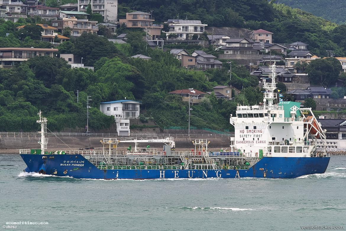 Busan-Pioneer - Chemical Oil Products Tanker vessel registered in South Korea