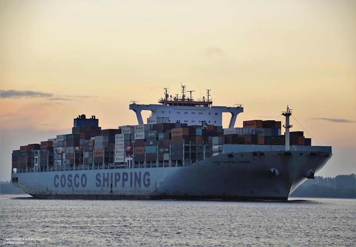 Coscoshipping-Danube - Container Ship vessel registered in Hong Kong