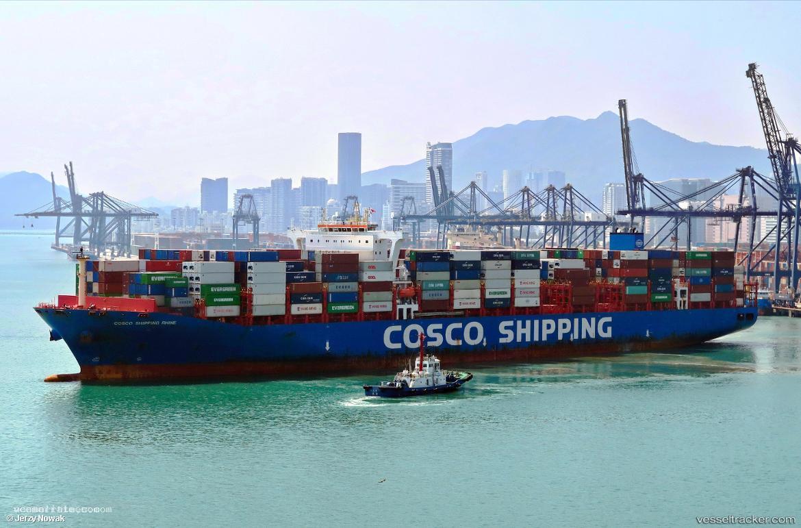 Cosco-Shipping-Rhine - Container Ship vessel registered in Hong Kong