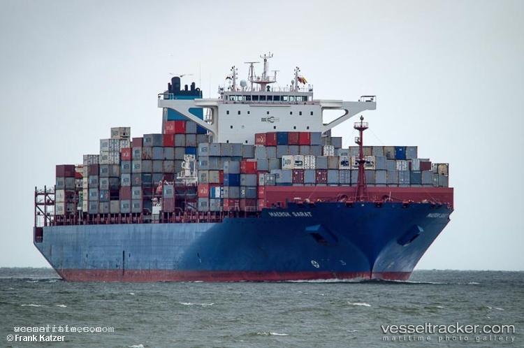 Maersk-Sarat - Container Ship vessel registered in Liberia