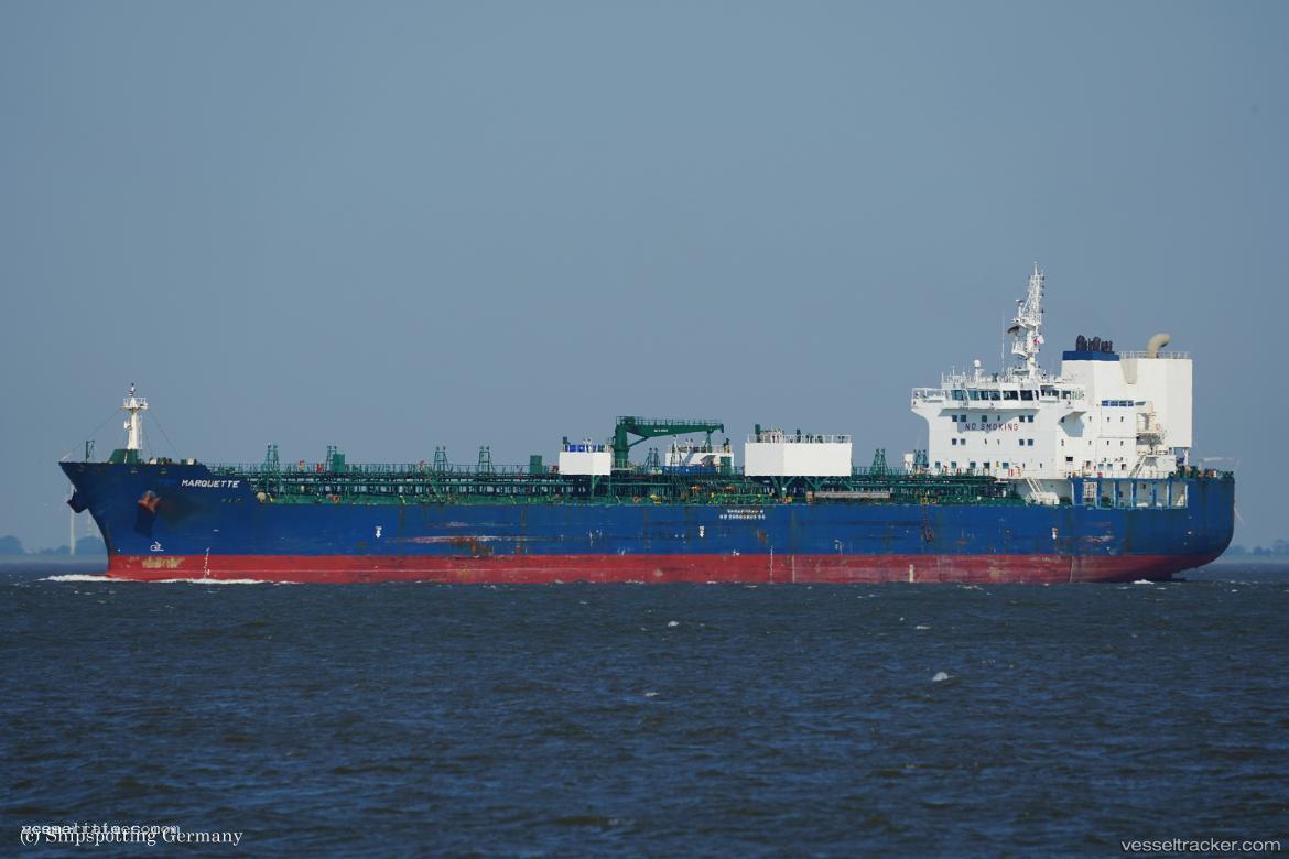 Marquette - Chemical Oil Products Tanker vessel registered in Marshall Islands