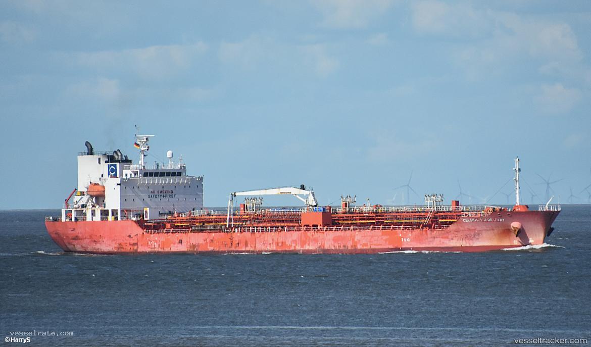 Celsius-Middelfart - Chemical Oil Products Tanker vessel registered in Marshall Islands