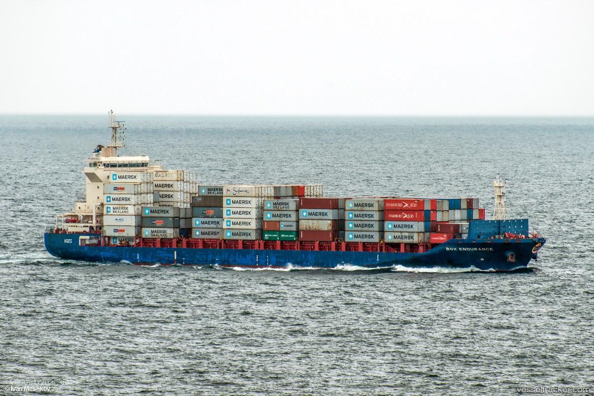 Box-Endurance - Container Ship vessel registered in Liberia