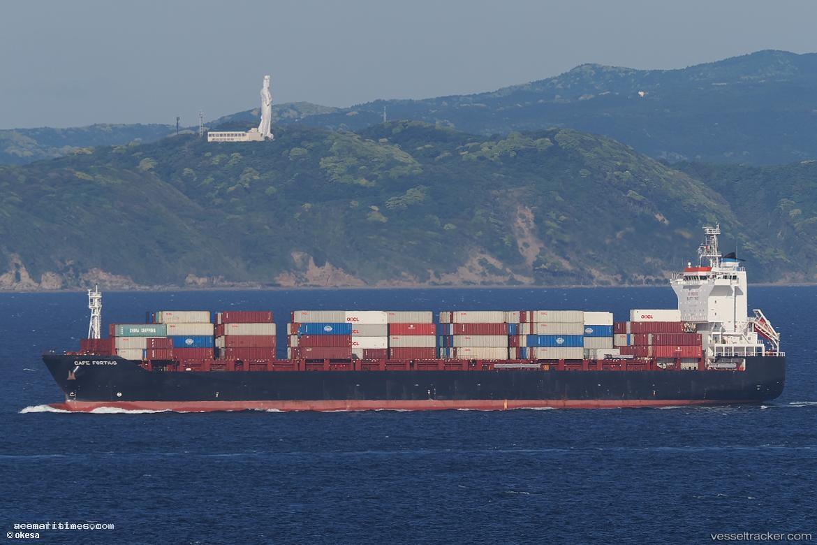 Cape-Fortius - Container Ship vessel registered in Cyprus