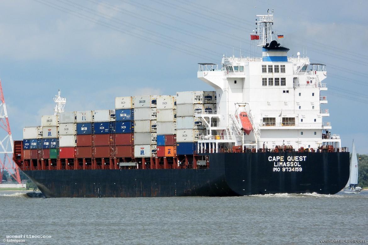 Cape-Quest - Container Ship vessel registered in Malta