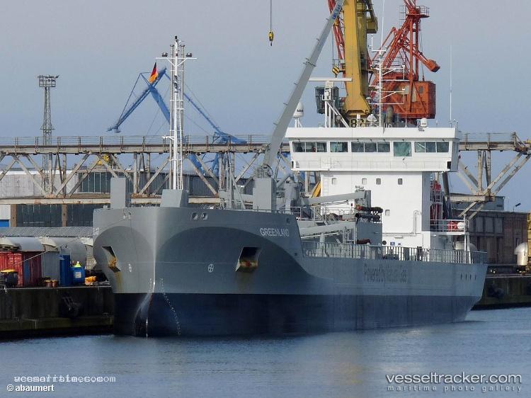 Greenland - Cement Carrier vessel registered in Netherlands