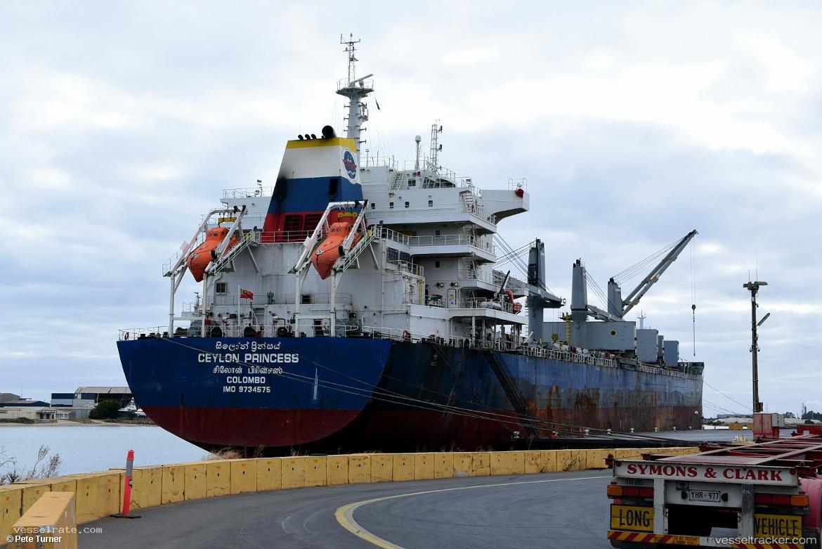 Ceylon-Princess - Bulk Carrier vessel registered in Sri Lanka