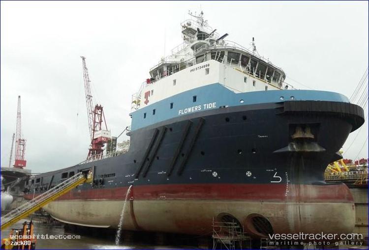 Flowers-Tide - Offshore Tug Supply Ship vessel registered in Vanuatu