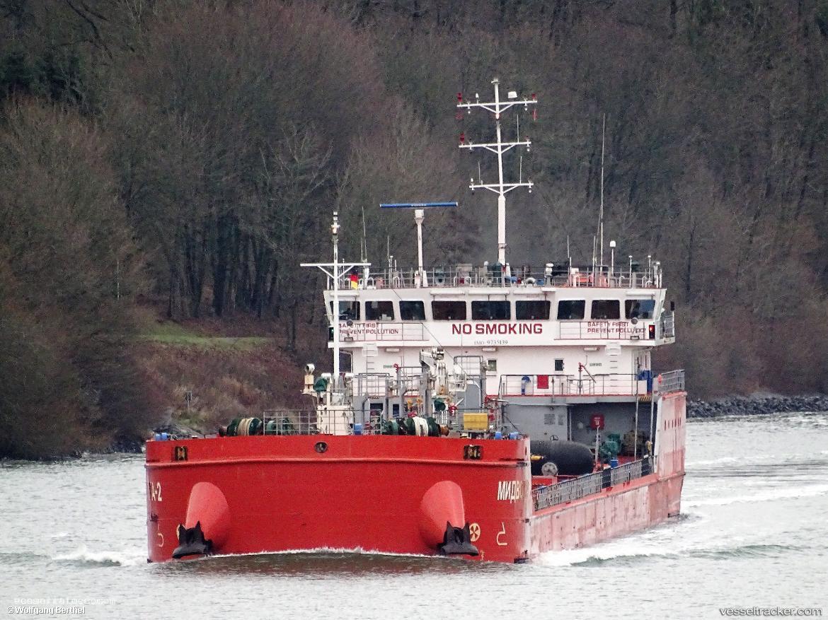 Midvolga2 - Chemical Oil Products Tanker vessel registered in Russia