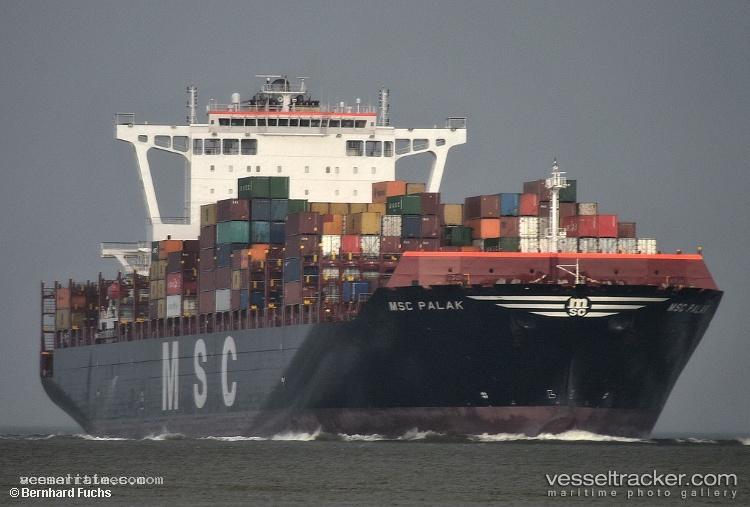 Msc-Palak - Container Ship vessel registered in Portugal