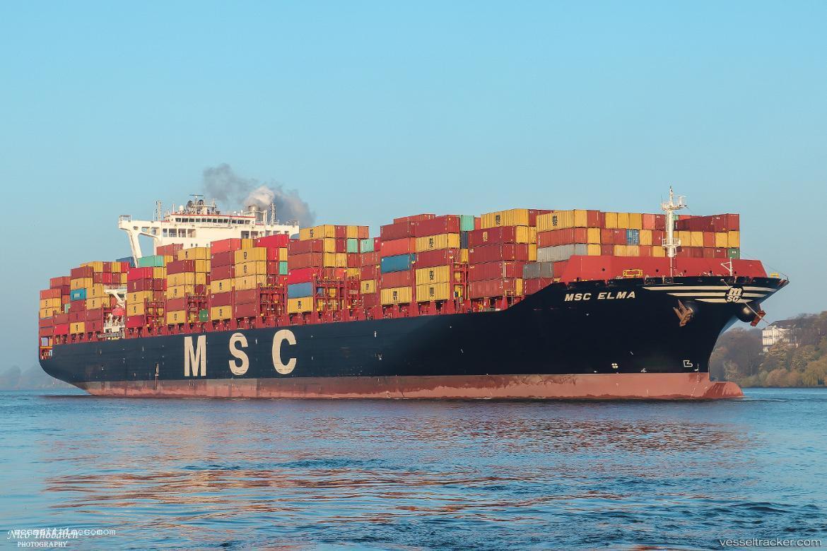 Msc-Elma - Container Ship vessel registered in Portugal