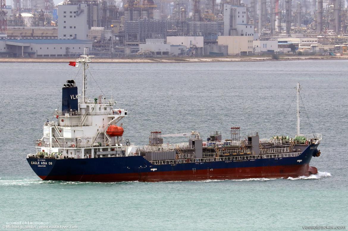 Eagle-Asia-08 - Chemical Oil Products Tanker vessel registered in Singapore