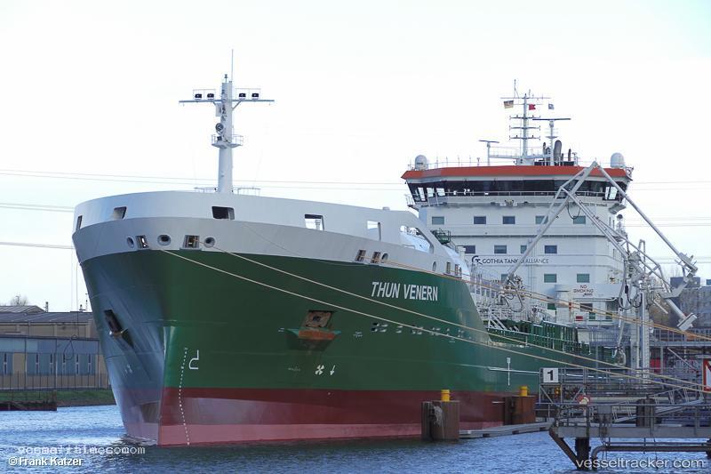 Thun-Venern - Chemical Oil Products Tanker vessel registered in Sweden