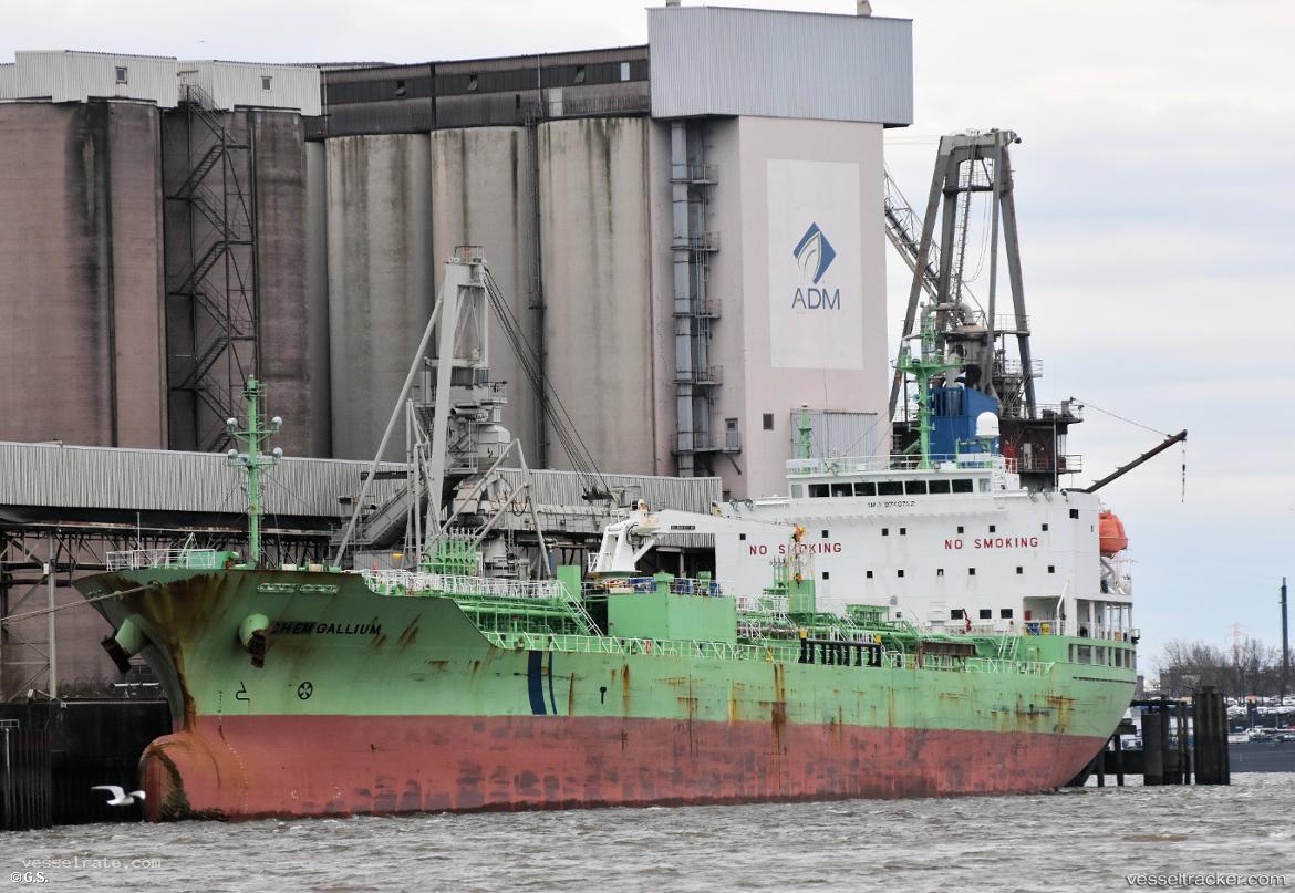 Chem-Gallium - Chemical Oil Products Tanker vessel registered in Liberia