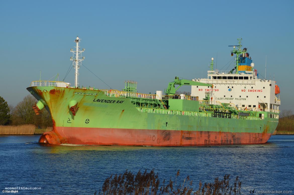 Lavender-Ray - Chemical Oil Products Tanker vessel registered in Liberia