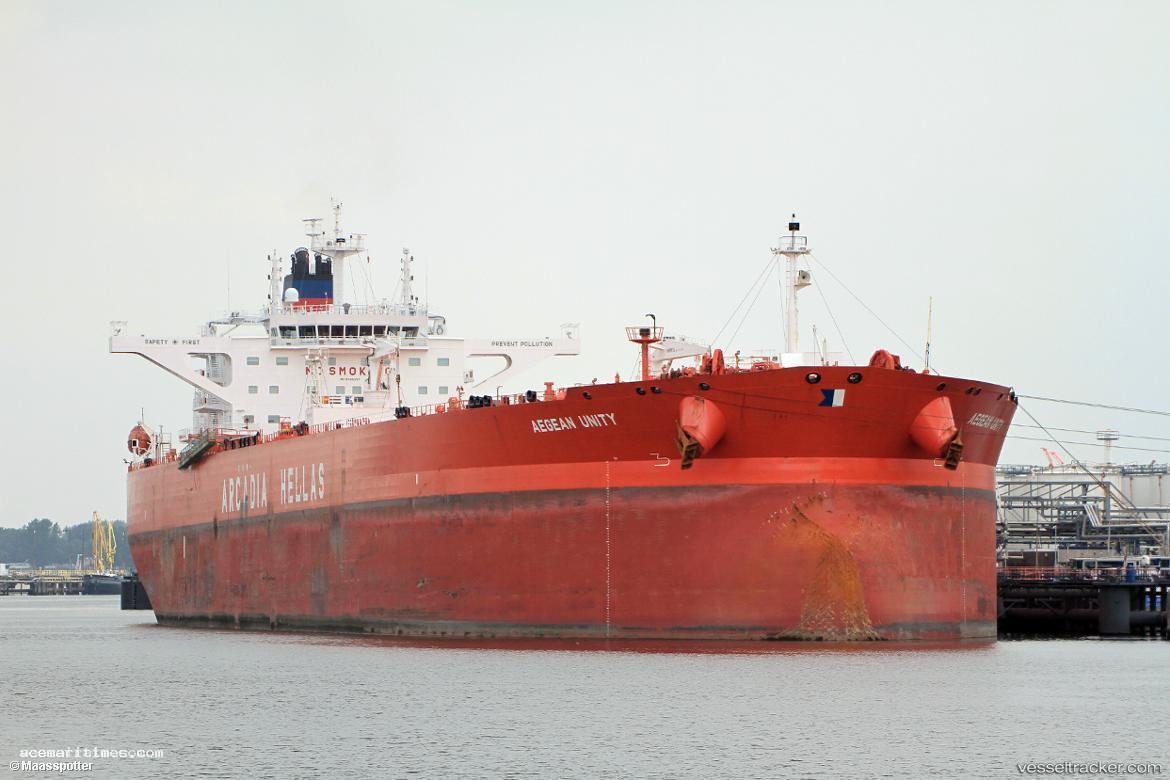 Aegean-Unity - Crude Oil Tanker vessel registered in Greece