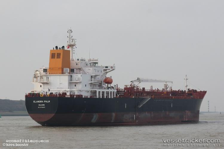 Elandra-Palm - Chemical Oil Products Tanker vessel registered in Marshall Islands
